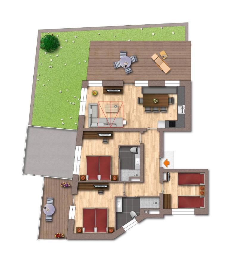 מאיירהופן Alma Appartements מראה חיצוני תמונה